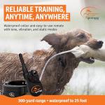 SportDOG YardTrainer 300 Remote Trainer - Off-Leash Safety Tool - Quick-Charge - Waterproof DryTek Technology - Compact E-Collar - Remote Dog Collar - 300-Yard Range