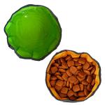 YMETECH 2 Pcs Collapsible Dog Bowls for Travel, Foldable, Portable and Light for Food and Water - (Green+Orange)
