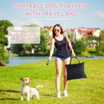 Portable Pet Cat Playpen,Cat Cages Indoor Collapsible Dog Crates Tent Kennel Playpen for Dogs Cat and Rabbit Travel Dog Playpen Indoor & Outdoor (Small（27.6" L x 21.7" W x 17.7" H）, Pink)