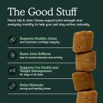 Fera Pets Hip & Joint Supplement for Dogs with Glucosamine, MSM, Chondroitin, & Green Lipped Mussel - Supports Healthy Joints and Weight Management - 90 Soft Chews