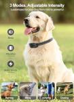 FunniPets Dog Shock Collar 2 Pack - Dog Training Collar with Remote IP65 Waterproof E Collar for Dogs Training with Shock Vibrate Beep and Light Modes for Small Medium Large Dogs