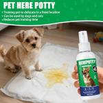 Dog Potty Training Spray for Dogs & Puppies, No-Go Spray & Here Potty Training Spray, Puppy Potty Training Aid for Housebreaking, Safe Gentle Formula, Natural Indoor & Outdoor Use, 3.4Floz 2Pcs