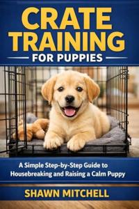 Crate Training for Puppies: A Simple Step-by-Step Guide to Housebreaking and Raising a Calm Puppy (Dog Training for Beginners Book 3)