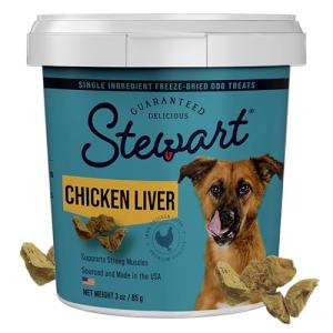 Stewart Chicken Liver Freeze-Dried Dog Treats