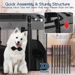 40x32x24 Inches Dog Playpen,Pet Playpen,Foldable Puppy Cat Playpen,Portable Exercise Kennel Tent Crate,Water-Resistant Breathable Shade Cover,Indoor Outdoor Travel Camping Use for Small Animals(L)