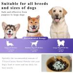 TTsiya Dog Dental Cleaning Powder - Probiotic Dental Care freshens Breath, Controls Plaque, and removes Tartar.for All Dog Breeds.100g