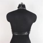 PU Leather Choker Harness Women Goth Collar Leash For Girl Aesthetic Fashion Sexу Women's Lingiere Belt Exotic Accessories