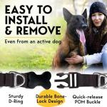 PetJett Prong Collar for Dogs - Adjustable Dog Training Collar No Pull Choke Collar for Dogs Pinch Collar for Dog Walking Tool for Small Medium, or Large Breed - Stainless Steel Metal Choker Chain