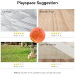 2026 T01 Interactive Dog Toys Dog Ball, Automatic Rolling and Bouncing Moving Dog Toy, Durable and USB Rechargeable, Fun Smart Toy for Puppy, Small, Medium and Large Dogs, Dog Toys to Keep Them Busy