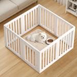 LoveTail Clear Dog Playpen with Door, 8 Panels