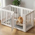 Portable Large Dog Playpen with Door for Indoor/Outdoor