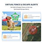 GPS Dog Tracker with Health Management and Fence