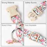 Cute Pink Flower Dog Collar for All Sizes