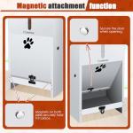 GADFISH Large Automatic Dog Feeder with Lockable Door