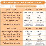 Homey Pet 24" Gold Folding Dog Crate