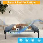 30'' Elevated Cooling Dog Bed with Pillow