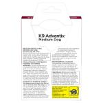 K9 Advantix Flea & Tick Treatment for Medium Dogs