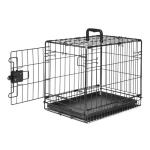 Amazon Basics Foldable Metal Dog Crate, 18 x 12 in
