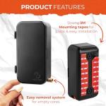 Pexter Dog Poop Bag Dispenser - Flexible Mounting Options