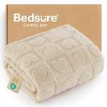 Bedsure Washable Fluffy Dog Blanket for Medium Dogs