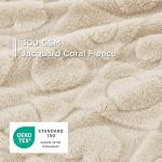 Bedsure Washable Fluffy Dog Blanket for Medium Dogs