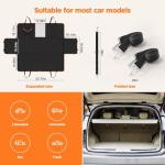 Waterproof Dog Car Seat Cover with Mesh Window