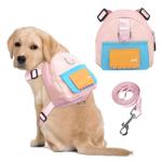 Cute Dog Backpack for Small Dogs - Pink