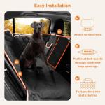 Waterproof Dog Car Seat Cover with Mesh Window