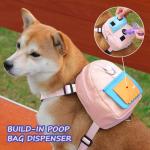 Cute Dog Backpack for Small Dogs - Pink