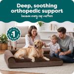 Large Orthopedic Dog Bed with Removable Cover