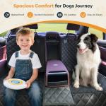 Eamefia Waterproof Dog Car Seat Cover, Universal Fit