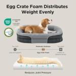Orthopedic Large Dog Bed with Water-Resistant Cover