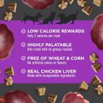 Cloud Star Tricky Trainers Chicken Liver Dog Treats