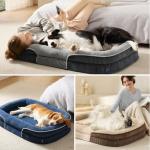 Orthopedic Large Dog Bed with Water-Resistant Cover