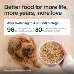 JustFoodForDogs Fresh Wet Dog Food, 8 Pack