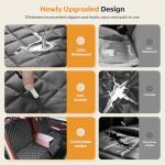 Eamefia Waterproof Dog Car Seat Cover - Black