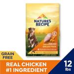 Nature's Recipe Grain-Free Chicken Dog Food, 12 lb