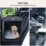Lightweight Portable Dog Car Carrier for Travel