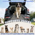 Folding Dog Ramp for Cars and SUVs 63"x17