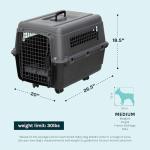 SportPet Medium Travel Dog Kennel with Wheels