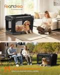 Feandrea Portable Collapsible Dog Crate for Travel