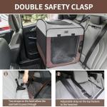 Portable Dog Crate for Medium Dogs - Brown