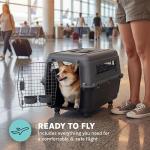 SportPet Medium Travel Dog Kennel with Wheels