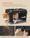 Feandrea Portable Collapsible Dog Crate for Travel
