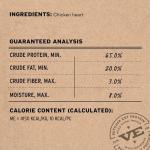 Freeze-Dried Raw Chicken Hearts Dog Treats