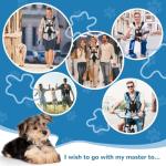 Adjustable Dog Carrier Backpack for Hiking & Travel