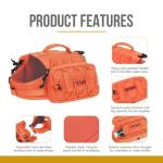 ONETIGRIS Tactical Dog Backpack for Medium & Large Dogs