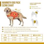 ONETIGRIS Tactical Dog Backpack for Medium & Large Dogs