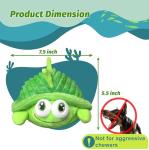 GUKCO Interactive Plush Dog Toy with Bouncing Ball