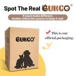 GUKCO Interactive Plush Dog Toy with Bouncing Ball